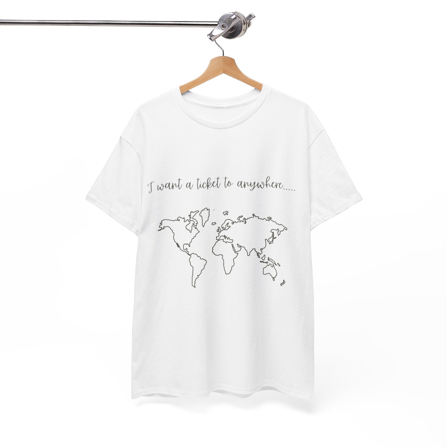 Travel quote t-shirt – adventure-themed unisex tee for travellers, backpackers, and wanderlust lovers. Perfect travel shirt for holiday outfits, gifts for travel lovers and budget-friendly travel fashion.