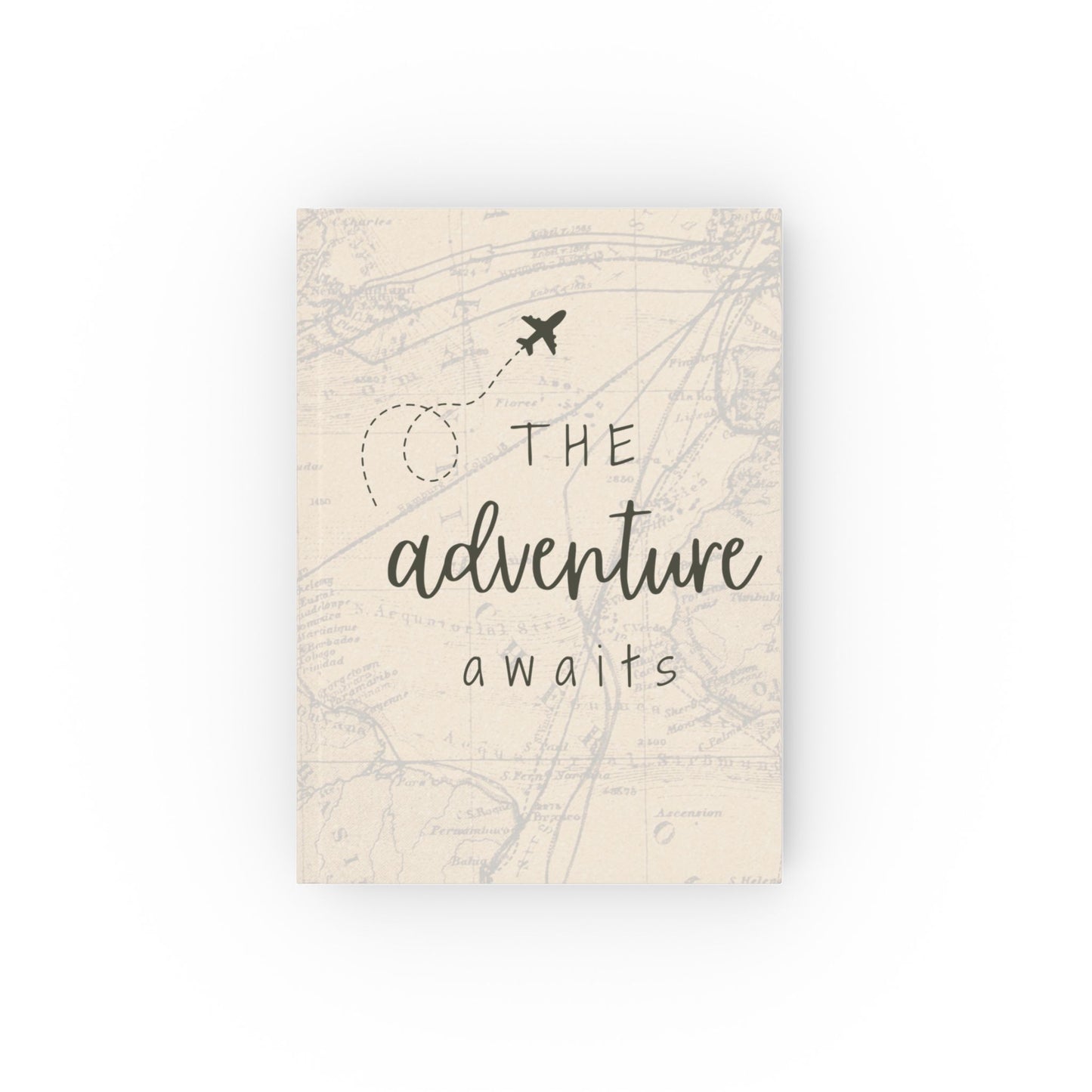 Adventure Awaits Hard Backed Journal - Travel Notebook