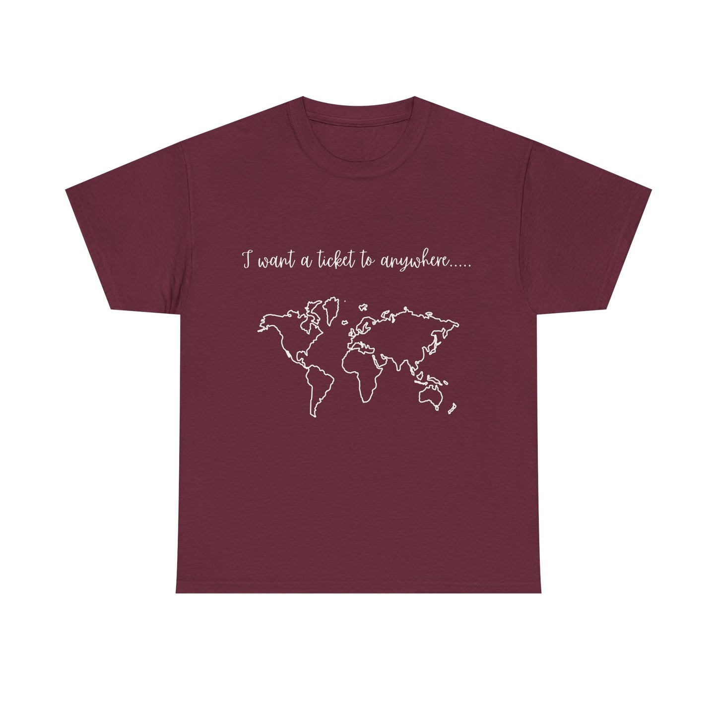 Travel quote t-shirt – adventure-themed unisex tee for travellers, backpackers, and wanderlust lovers. Perfect travel shirt for holiday outfits, gifts for travel lovers and budget-friendly travel fashion.