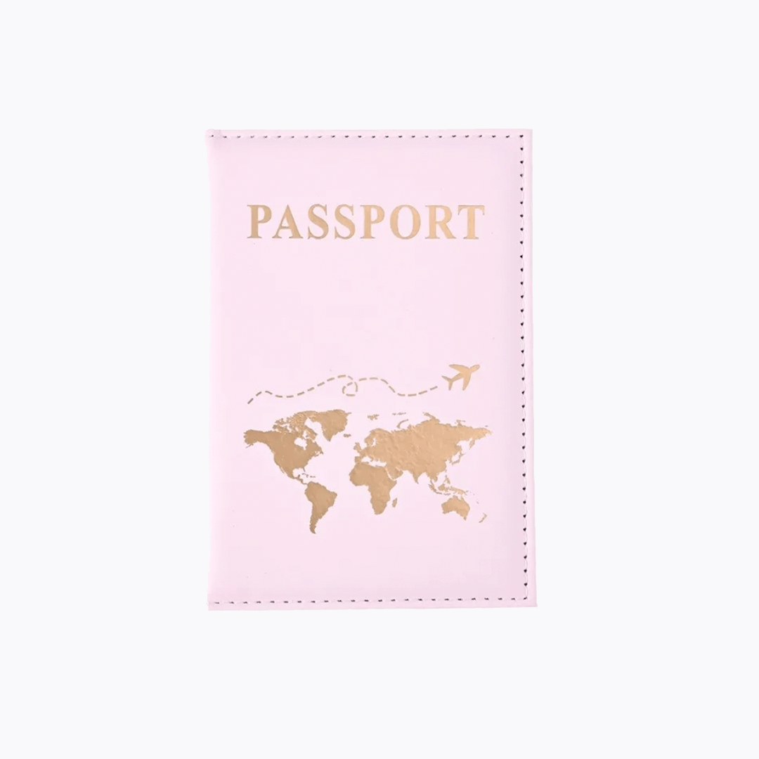 Pink Passport Cover Holder