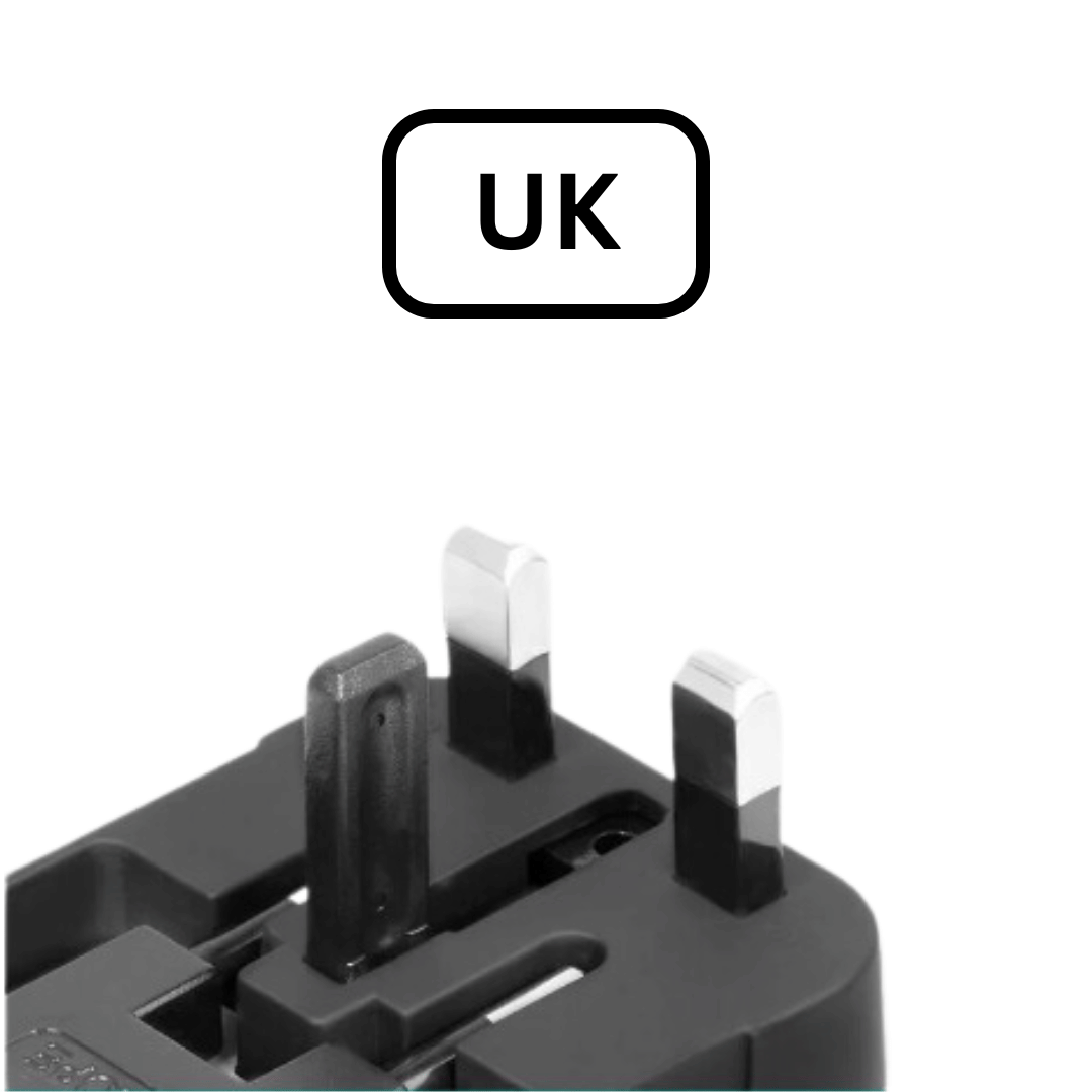Universal Travel Plug Adapter EU UK USA AUS