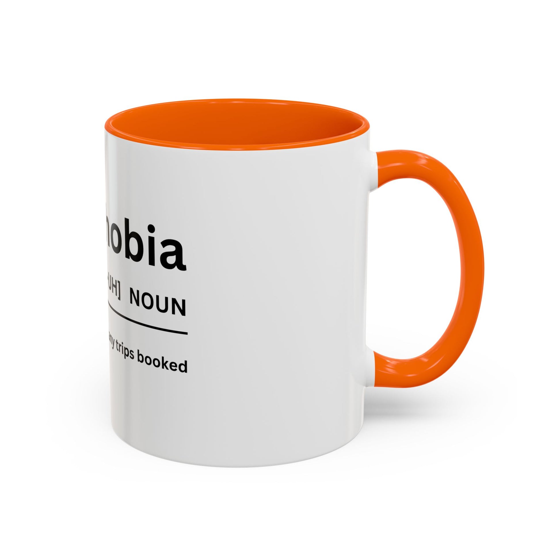 Notripophobia Accent Coffee Mug - Perfect Gift for Travel Lovers