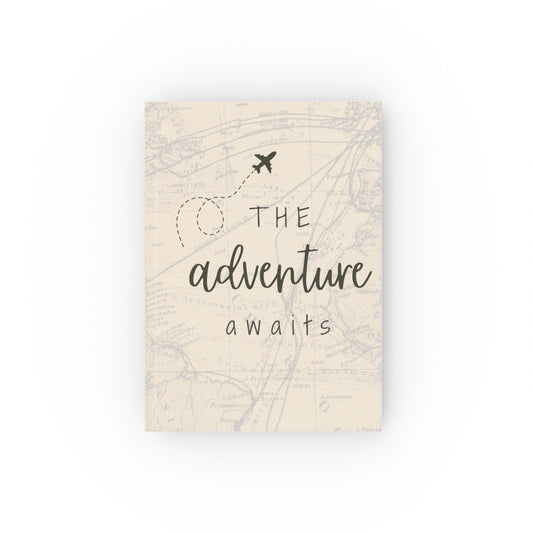 Adventure Awaits Hard Backed Journal - Travel Notebook