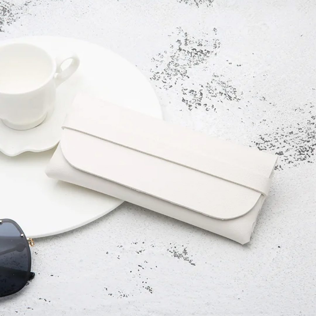 White Sunglasses Eyeglasses Case Protector